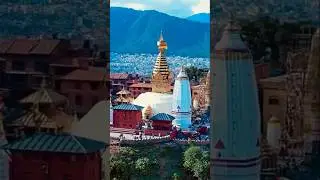 Drone shorts at Swoyambhu nath