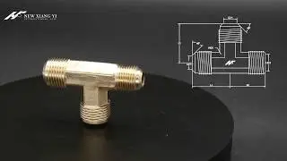 JIC 45&deg; FLARE TEE FITTING