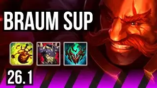 BRAUM & Ezreal vs THRESH & Jhin (SUP) | KR Master | 26.1