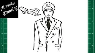How to Draw a Pilot Step by Step