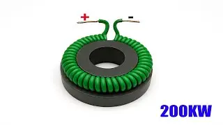 I Make 220V Free Energy Generator From Big Magnet With Pvc Wire At Home