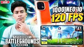 iQOO NEO 10 120 FPS Snapdragon 8s Gen 4 ON ORIGINOS 6 | NEW Update 4.2 #bgmilive #iqoo13 #iqooneo10