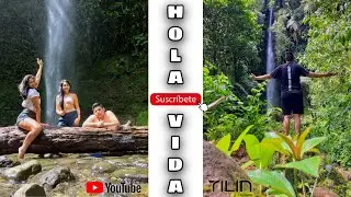 CASCADA HOLA VIDA😍¿EXISTEN DOS CASCADAS MÁS ALLÍ?😱Turismo Ecuador💛💙❤️
