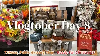 Vlogtober Day 8 | TJMaxx | Publix