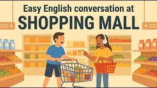 Easy English conversation at Shopping Mall | English conversation for bignner | GFX Learner