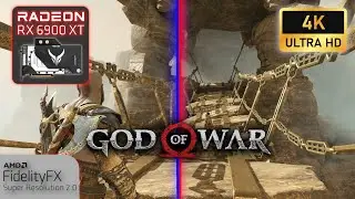 God of War | AMD FSR Comparison Native vs FSR 2.0 Quality mode | 4K | 6900 XT