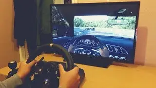 Forza Horizon 3 - Using Logitech G920 Steering Wheel - AUDI R8 V10 PLUS 2016 - Xbox One