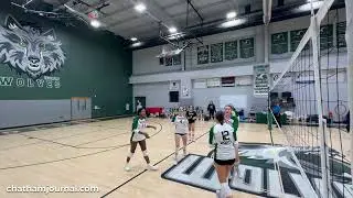 Woods Charter vs Clover Garden Volleyball Game (set 3)