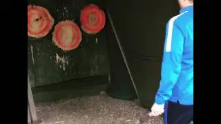 Knife throwing with 4ward sports