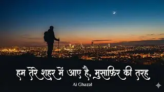 हम तेरे शहर में आए हैं मुसाफ़िर की तरह | Sad Ghazal | Hindi Urdu Poetry | US VEVO