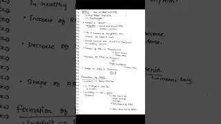 🩸 RBCs (Red Blood Corpuscles) | Blood | NCERT Biology | Short Notes