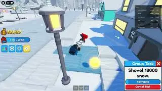 ITS SNOWING😍❄️☃️ (Snow Shoveling Simulator)