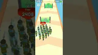 Crowd Evolution 3D Game | 👹wait for end 😈| #respect 🎃 | FG 3d game | Android, iOS game(1)