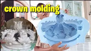 Fence post crown molding