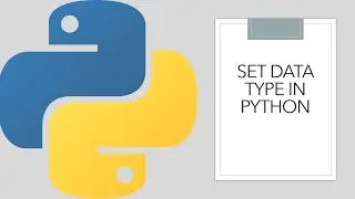 How To Handle Set Datatype in python  #1