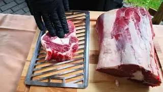 Entrecôte mit grünem Spargel aus dem Beefer | Müllers Grillmeister