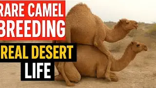 Rare Camel Mating in Desert | Real Camel Breeding Life 2025 #animals