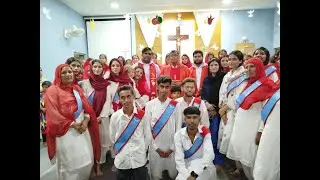 Sacrament of Confirmation in St. John Paul II Parish by His Excellency Archbishop Dr. Joseph Arshad,