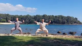 Chen Style Tai Chi on the Beach ☯️