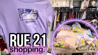 RUE 21 SHOPPING RUE 21 SHOP WITH ME SUMMER 2022 RUE 21 HAUL BACK TO SCHOOL CLOTHES SHOPPING IDEAS