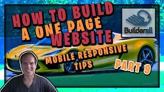 How To Build A 1 Page Website Builderall Mobile Responsive Tips Part 9
