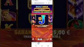 #slot Wolf Gold apuesta m&aacute;xima sacamos los #freespins y nos da este premiazo.