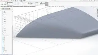 Solidworks: Complex Contour Surface Sheet Metal