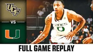 Central Florida vs. Miami Full Game Replay | 2023-24 ACC Men’s Basketball
