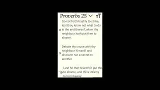 Dr Roy J Injety - Devotional on Proverbs 25:8-10 - 17 Dec'25 