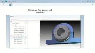 SAP Analytics Cloud Visual Tree Mapper Custom Widget
