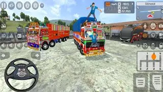 INDIAN ASHOK LEYLAND TRUCK DRIVING IN BUS SIMULATOR INDONESIA | NEW ROAD INDIAN TRUCK DRIVING |