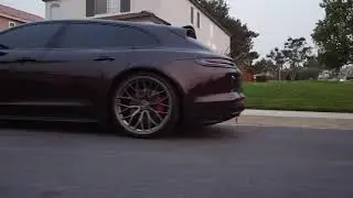 A little preview of my Panamera Sport Turismo GTS lowered on 22