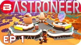 Astroneer Gameplay - SURVIVING IN SPACE #1 Let's Play Astroneer