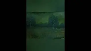 landscape oil painting #oilpainting #oillandscape #tonalist #natureart  #oilartwork #oilart