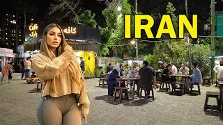 IRAN 2024 - Walking in the most expensive area of Shiraz, rich kids 2024