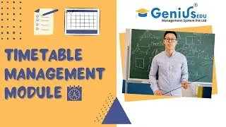TIMETABLE MANAGEMENT MODULE.
