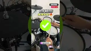 How to play 8th Notes on the HI HAT Correctly! ✅🥁