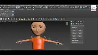 Cartoon Kid Rigging Preview - bone Rigging - 3d Animation