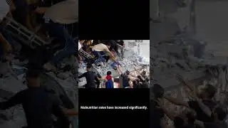 Gaza disaster no food for children.