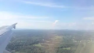 JetBlue Airbus A320 Landing at Hartford Bradley International Airport (BDL)