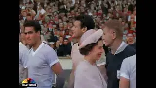 The World Cup Football game Uruguay versus England, 1966 | Colorized Sports