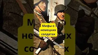 Вот самые глупые мифы о немецких солдатах Второй мировой #история #солдаты #shorts