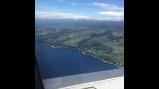 Landing in Big Island Hilo International Airport....