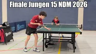 Finale NDM 2026 Jungen 15 | O. Nagel (HaTTV) vs S. Grandy (BeTTV) | Highlights