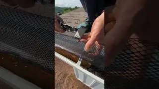 How to fix gutter guards. Mesh guards not staying down.