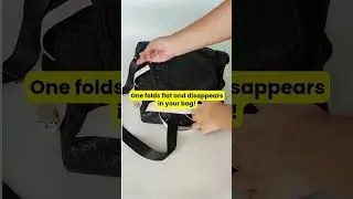 Pack Smart: Foldable Stool vs. Bulky Chair! 🤔🪑 #TravelGear #MinimalistMustHave