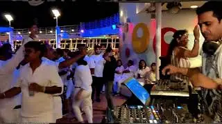 White Party Bollywood! Royal Caribbean Indian DJ Set at Mediterranean Cruise Sindhi Sammellan 2019