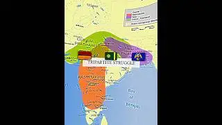 KANNAUJ STRUGGLE 🤓🇮🇳🕉 || Gurjara-Pratihara  vs Pala Empire vs Rashtrakuta dynasty || #viral #india