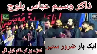 Qiymat khez Masaib | Zakir Waseem abbas bloch | Sultan Azadari 