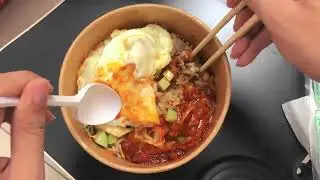 MUKBANG Korean Mixed Rice on Shopee Food